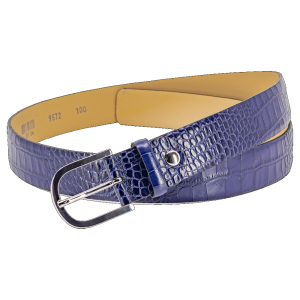 Gürtel 3,5 cm Krokoprägung