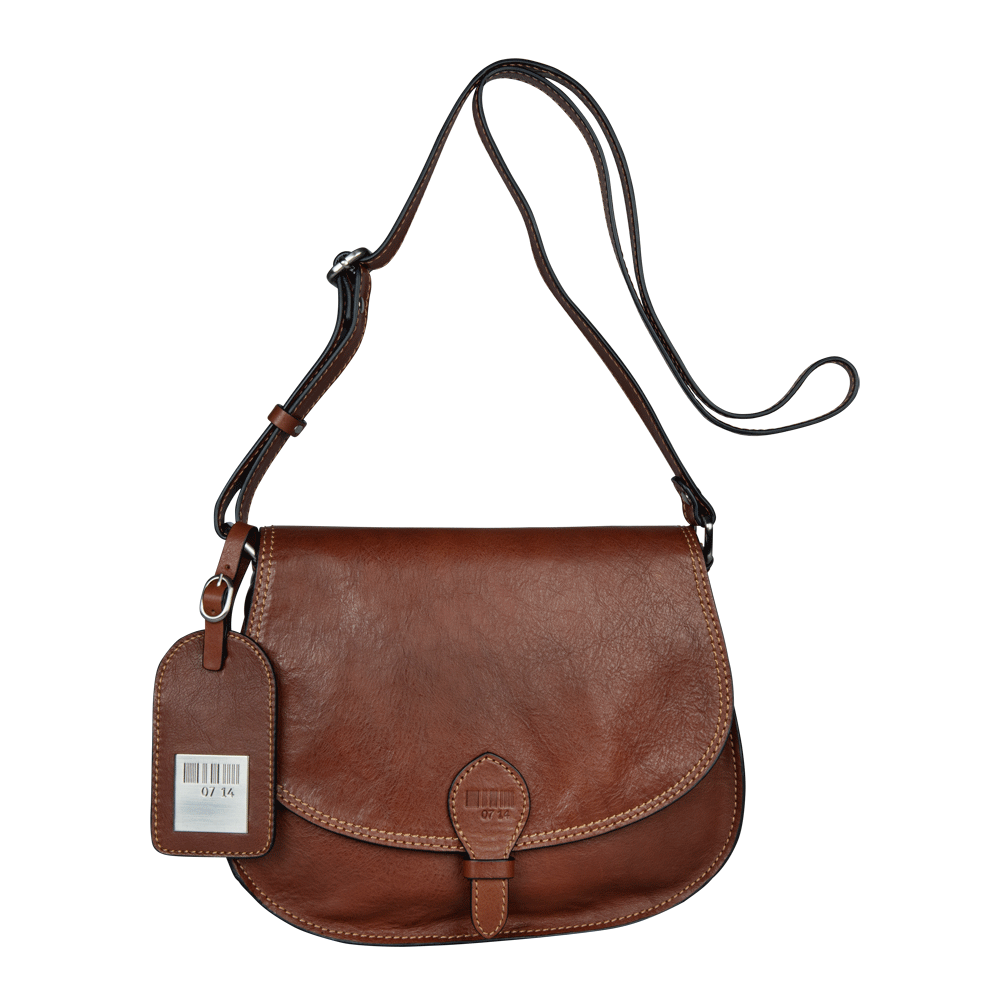 Satteltasche mittel vegetabil gegerbt – Bild 1