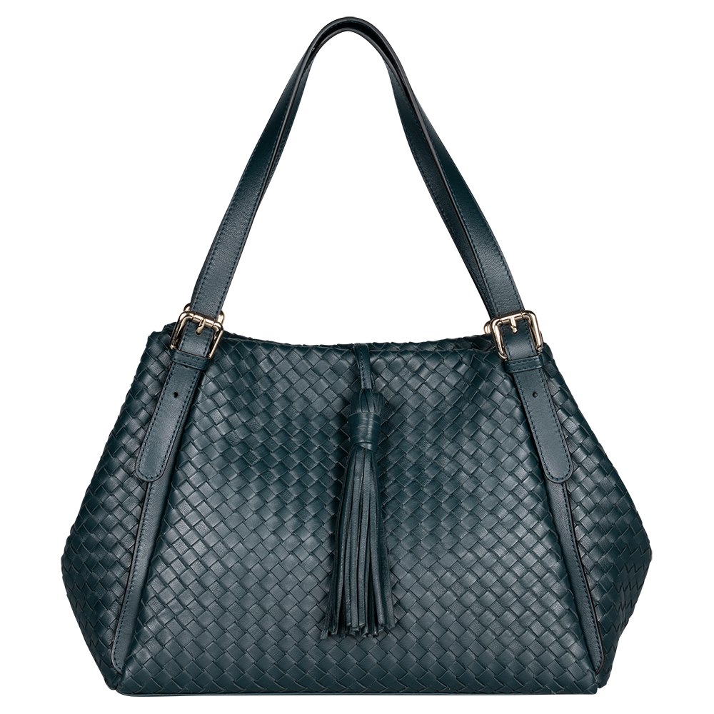 Schultertasche handgeflochten – Bild 2